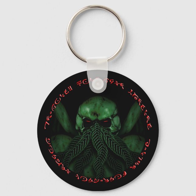 Cthulhu Fhtagn Key Ring (Front)