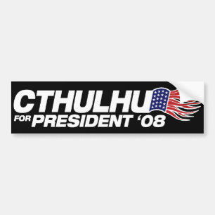 Cthulhu for President Bumper Sticker