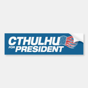 Cthulhu for President Bumper Sticker