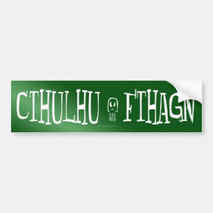 Cthulhu Fthagn Bumper Sticker