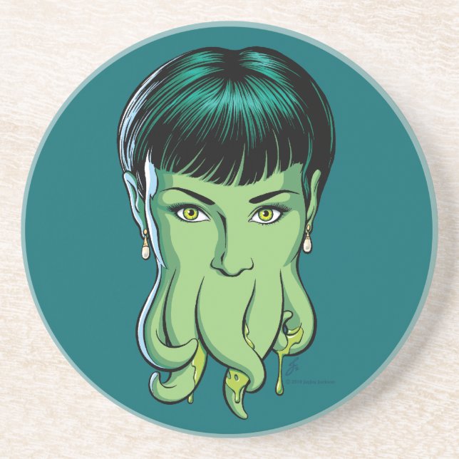 Cthulhu Girl Coaster (Front)