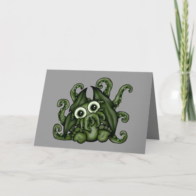 Cthulhu Greeting Card (Front)