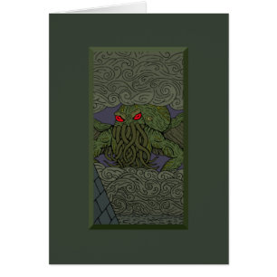 Cthulhu Greeting Card