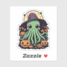 Cthulhu Halloween Madness - Kawaii Purple Witch