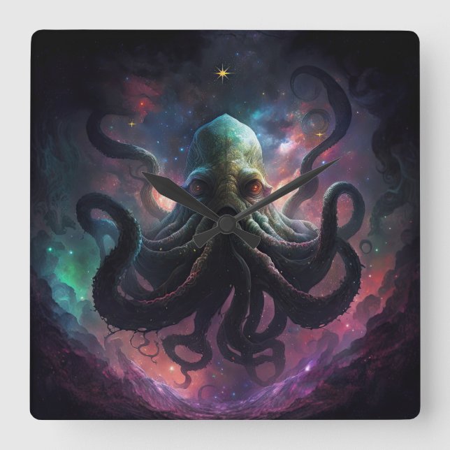 Cthulhu Hanging Wall Clock (Front)