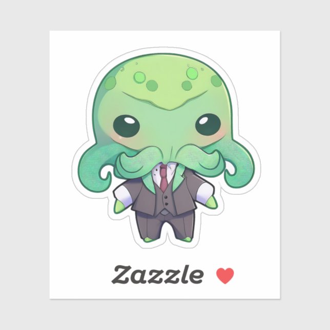 Cthulhu in a Suit Sticker (Sheet)
