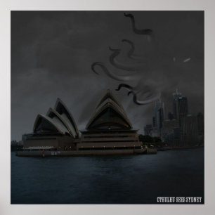 Cthulhu In Sydney Poster