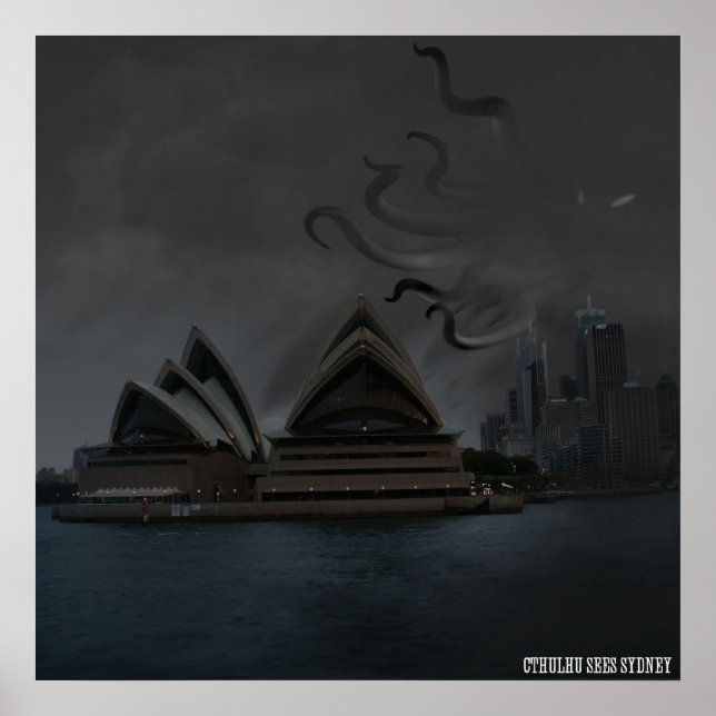 Cthulhu In Sydney Poster (Front)