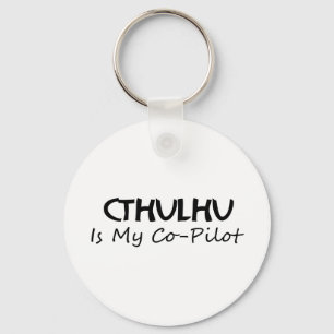 Cthulhu Is My Co-Pilot Key Ring