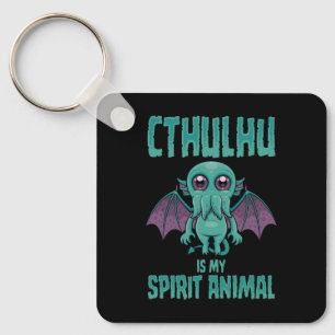 Cthulhu Is My Spirit Animal Key Ring
