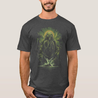 Cthulhu Lovecraft Horror Monster Fantasy family T-Shirt