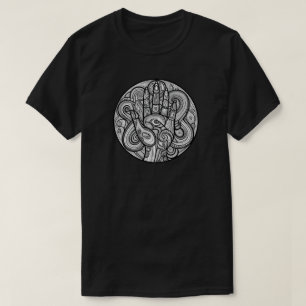 CTHULHU NECRONOMICON HAND OF WATER SYMBOL T-Shirt
