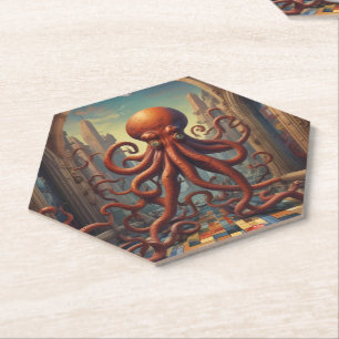 Cthulhu Paradise Lost Paper Coaster