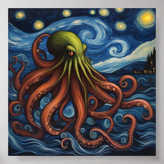 Cthulhu Post-Impressionism Poster (Front)