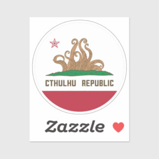 Cthulhu Republic California Flag Lovecraft