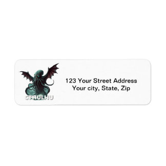 Cthulhu Return Address Label