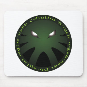 Cthulhu Roundel Mouse Pad