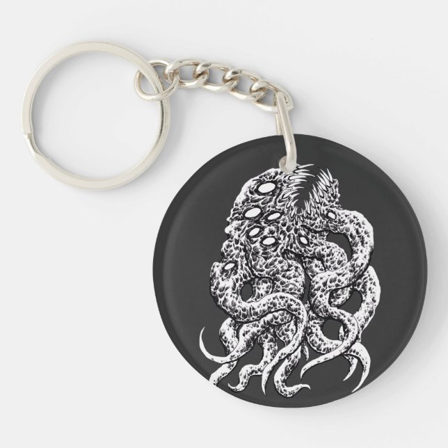 Cthulhu Shoggoth Art  Key Ring (Front)