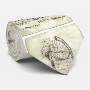 Cthulhu sketch by Lovecraft Neck Tie