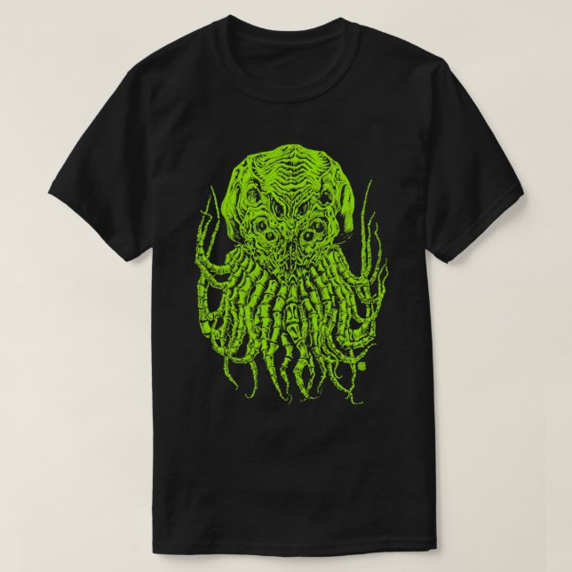 Cthulhu Skull T-Shirt (Design Front)