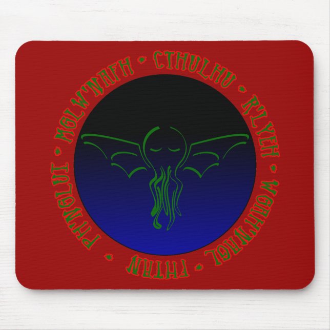 Cthulhu Sleeps - Mousepad (Front)