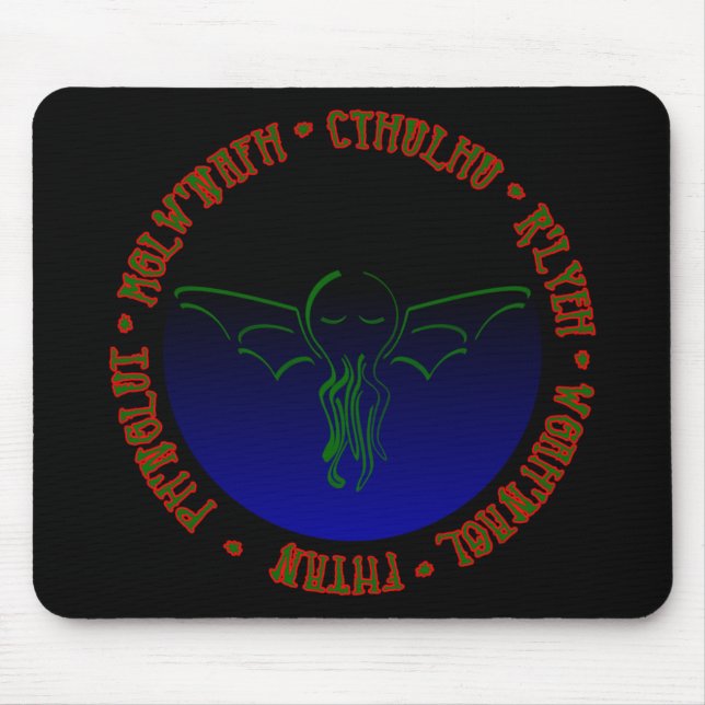 Cthulhu Sleeps - Mousepad (Front)