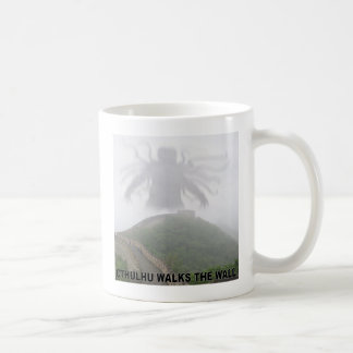 Cthulhu walks the great wall of China Coffee Mug