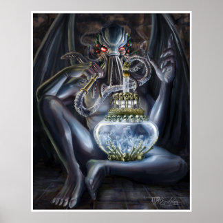 Cthulhu's Hooka V2 Poster