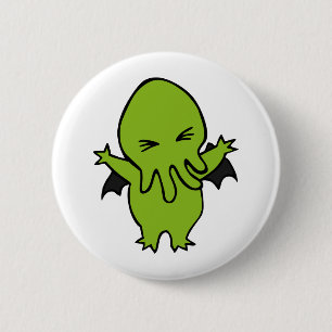 Cthulie 6 Cm Round Badge