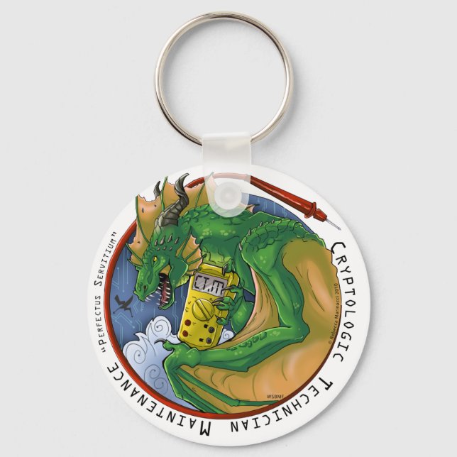 CTM "Coin" Button Keychain (Front)