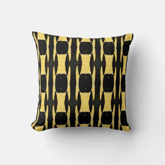 CTP - 011 - Yellow and Black Cushion (Front)
