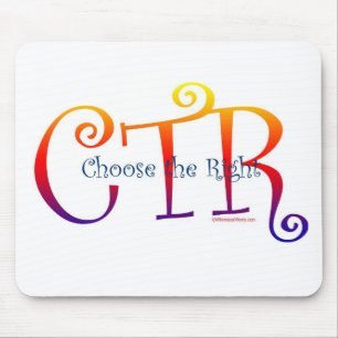 CTR-CHOOSE THE RIGHT MOUSE PAD