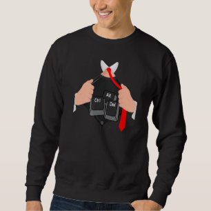 Ctrl Alt Del I Computer Hacker Code Hacking It Pro Sweatshirt