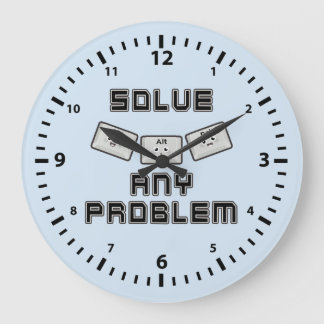 Ctrl Alt Del Large Clock