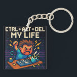 CTRL - ALT - DEL MY LIFE KEY RING<br><div class="desc">CTRL - ALT - DEL MY LIFE Keychain</div>