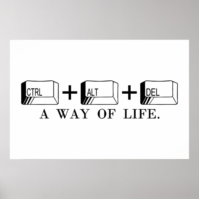 CTRL+ALT+DEL POSTER (Front)