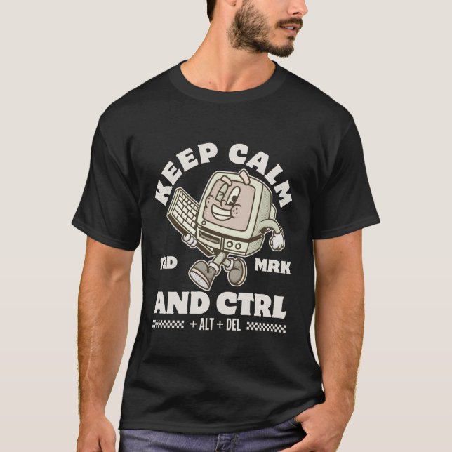 CTRL+ALT+DEL T-Shirt (Front)
