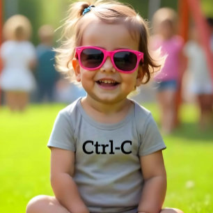 Ctrl-C Twins Baby Bodysuit