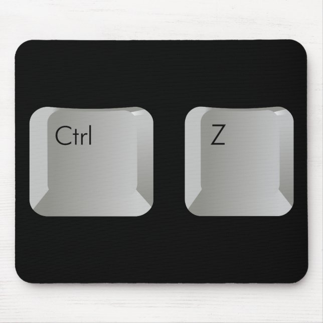 Ctrl Z pad Mouse Pad (Front)