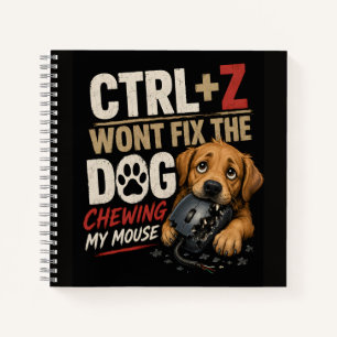 CTRL + Z Won't Fix the Dog Chewing My Mouse Notebook