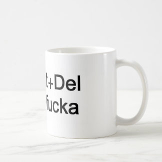 CtrlAltDel hostile geek mug