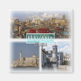 CU0015 America, Cuba, Havana, Fridge  Magnet