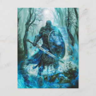Cú Chulainn "Celtic Heroic Warrior of Ulster Postcard