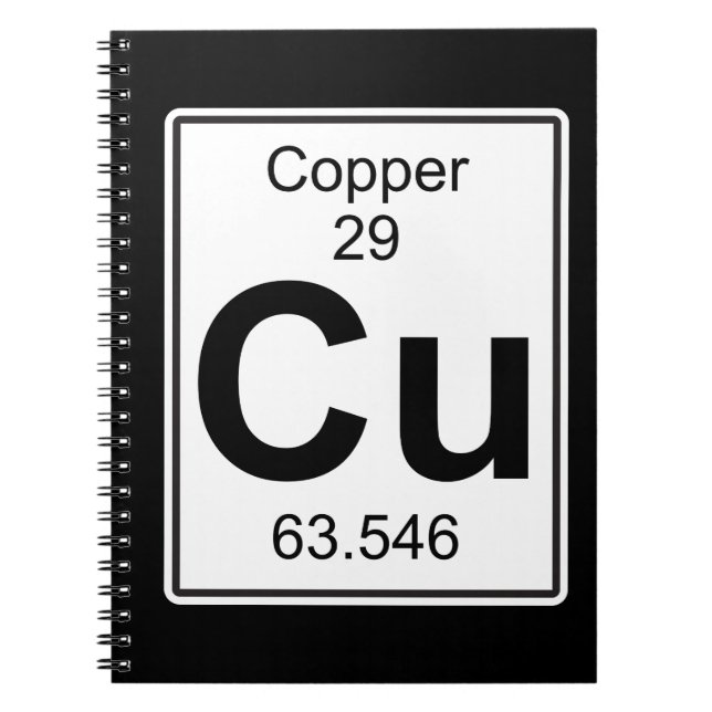 Cu - Copper Notebook (Front)