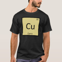 Cu - Curry Spice Chemistry Periodic Table Symbol