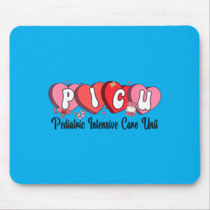 Cu Nurse Valentine Heart Paediatrics Intensive Car Mouse Pad