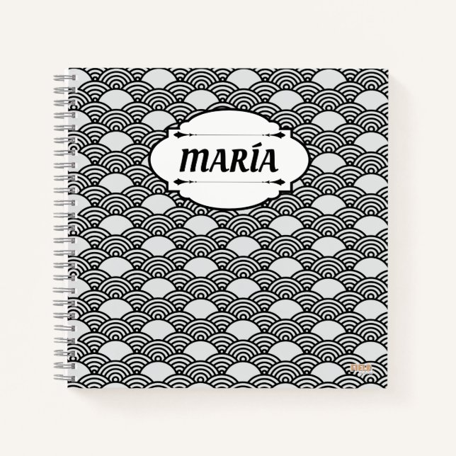 Cuaderno Asian Pattern Notebook (Front)