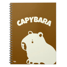 Cuaderno Capybara Inversed Color