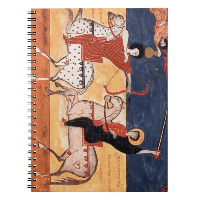 Cuaderno guerreros medievales notebook (Front)