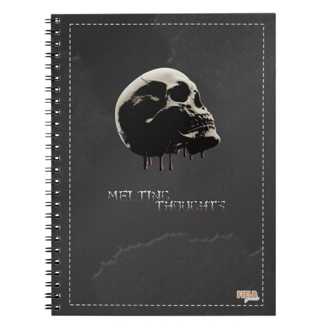 Cuaderno Skull Melting Thoughts Notebook (Front)